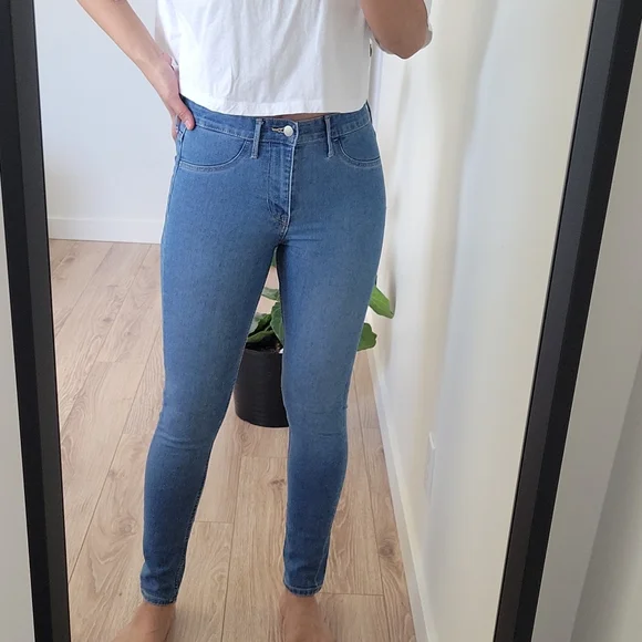 H&M Jeans Hm Skinny Regular Waist Ankle Jeans Size 27 Poshmark